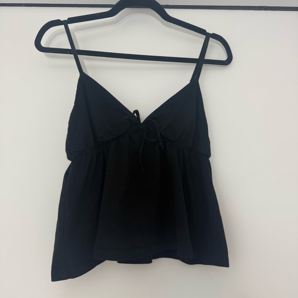 Sunday Best Aritzia Cottonwhisk LouLou Camisole Set of Two Poppy Red & Black Med - Picture 9 of 14
